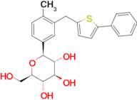 (2R,3S,4R,5R,6S)-2-(hydroxymethyl)-6-(4-methyl-3-((5-phenylthiophen-2-yl)methyl)phenyl)tetrahydr...