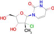 1-((2R,3R,4R,5R)-3-chloro-4-hydroxy-5-(hydroxymethyl)-3-methyltetrahydrofuran-2-yl)pyrimidine-2,...