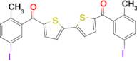 [2,2'-bithiophene]-5,5'-diylbis((5-iodo-2-methylphenyl)methanone)