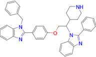 1-Benzyl-2-(4-(2-(2-phenyl-1H-benzo[d]imidazol-1-yl)-2-(piperidin-4-yl)ethoxy)phenyl)-1H-benzo[d]i…