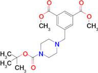 dimethyl 5-((4-(tert-butoxycarbonyl)piperazin-1-yl)methyl)isophthalate