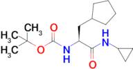 (S)-tert-butyl (3-cyclopentyl-1-(cyclopropylamino)-1-oxopropan-2-yl)carbamate