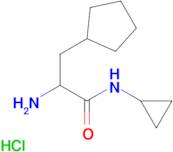 2-Amino-3-cyclopentyl-N-cyclopropylpropanamide hydrochloride