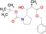 (S)-tert-butyl 2-((1R,2R)-3-(benzyloxy)-1-hydroxy-2-methyl-3-oxopropyl)pyrrolidine-1-carboxylate