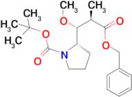 (S)-tert-butyl 2-((1R,2R)-3-(benzyloxy)-1-methoxy-2-methyl-3-oxopropyl)pyrrolidine-1-carboxylate