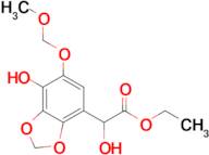 Ethyl 2-hydroxy-2-(7-hydroxy-6-(methoxymethoxy)benzo[d][1,3]dioxol-4-yl)acetate