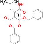 (R)-2-(1,3-bis(benzyloxy)-1,3-dioxopropan-2-yl)-4-methylpentanoic acid