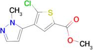 Methyl 5-chloro-4-(1-methyl-1H-pyrazol-5-yl)thiophene-2-carboxylate