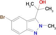 2-(5-Bromo-2-methyl-2H-indazol-3-yl)propan-2-ol
