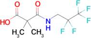 2,2-Dimethyl-3-oxo-3-((2,2,3,3,3-pentafluoropropyl)amino)propanoic acid