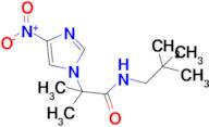 2-methyl-N-neopentyl-2-(4-nitro-1H-imidazol-1-yl)propanamide