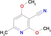 2,4-Dimethoxy-6-methylnicotinonitrile