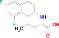 N-[(2S)-6,8-Difluoro-1,2,3,4-tetrahydro-2-naphthalenyl]-L-norvaline