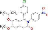 (R)-1-(4-chlorophenyl)-7-isopropoxy-6-methoxy-2-(4-nitrophenyl)-1,2-dihydroisoquinolin-3(4H)-one