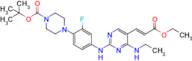 (E)-tert-butyl 4-(4-((5-(3-ethoxy-3-oxoprop-1-en-1-yl)-4-(ethylamino)pyrimidin-2-yl)amino)-2-fluorophenyl)piperazine-1-carboxylate