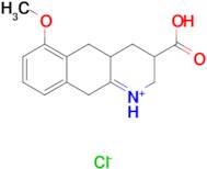 3-Carboxy-6-methoxy-2,3,4,4a,5,10-hexahydrobenzo[g]quinolin-1-ium chloride