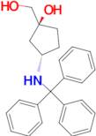 (1S,3S)-1-(Hydroxymethyl)-3-(tritylamino)cyclopentanol