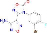 3-(4-Amino-1,2,5-oxadiazol-3-yl)-4-(3-bromo-4-fluorophenyl)-1,2,4-oxadiazol-5(4H)-one