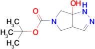 tert-Butyl 6a-hydroxy-3a,4,6,6a-tetrahydropyrrolo[3,4-c]pyrazole-5(1H)-carboxylate