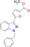 1-Benzyl-3-(5-methoxycarbonyl-2-furyl)indazole