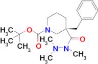 (R)-tert-Butyl 3-benzyl-3-(1,2,2-trimethylhydrazinecarbonyl)piperidine-1-carboxylate