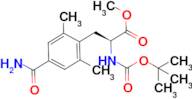 (S)-methyl 2-((tert-butoxycarbonyl)amino)-3-(4-carbamoyl-2,6-dimethylphenyl)propanoate