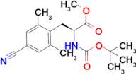 (S)-methyl 2-((tert-butoxycarbonyl)amino)-3-(4-cyano-2,6-dimethylphenyl)propanoate