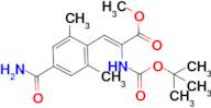 (Z)-methyl 2-((tert-butoxycarbonyl)amino)-3-(4-carbamoyl-2,6-dimethylphenyl)acrylate