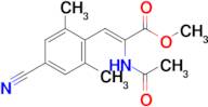 (Z)-methyl 2-acetamido-3-(4-cyano-2,6-dimethylphenyl)acrylate