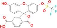 3'-Hydroxy-3-oxo-6'-[[(trifluoromethyl)sulfonyl]oxy]spiro[isobenzofuran-1(3H),9'-[9H]xanthene]-6...