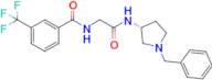 (R)-N-(2-((1-benzylpyrrolidin-3-yl)amino)-2-oxoethyl)-3-(trifluoromethyl)benzamide