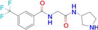 (R)-N-(2-oxo-2-(pyrrolidin-3-ylamino)ethyl)-3-(trifluoromethyl)benzamide