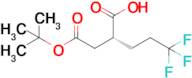 (2R)-2-(2-tert-Butoxy-2-oxoethyl)-5,5,5-trifluoropentanoic acid