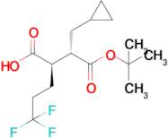 (R)-2-((S)-1-(tert-butoxy)-3-cyclopropyl-1-oxopropan-2-yl)-5,5,5-trifluoropentanoic acid