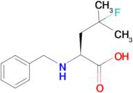 (S)-2-(benzylamino)-4-fluoro-4-methylpentanoic acid