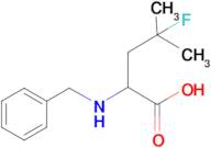 2-(Benzylamino)-4-fluoro-4-methylpentanoic acid