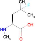 (S)-4-fluoro-4-methyl-2-(methylamino)pentanoic acid