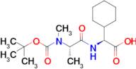 (2S)-[[N-(tert-Butoxycarbonyl)-N-methyl-L-alanyl]amino](cyclohexyl)ethanoic acid