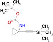 tert-Butyl (1-((trimethylsilyl)ethynyl)cyclopropyl)carbamate