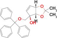 (3aS,4R,6aS)-2,2-Dimethyl-4-((trityloxy)methyl)-4,6a-dihydro-3aH-cyclopenta[d][1,3]dioxol-4-ol