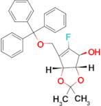 (3aS,4S,6aR)-5-fluoro-2,2-dimethyl-6-((trityloxy)methyl)-4,6a-dihydro-3aH-cyclopenta[d][1,3]diox...