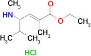 (S,E)-ethyl 2,5-dimethyl-4-(methylamino)hex-2-enoate hydrochloride