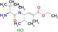 (S,E)-ethyl 4-((S)-2-amino-N,3,3-trimethylbutanamido)-2,5-dimethylhex-2-enoate hydrochloride