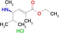 (R,E)-ethyl 2,5-dimethyl-4-(methylamino)hex-2-enoate hydrochloride