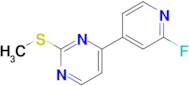 4-(2-Fluoropyridin-4-yl)-2-(methylthio)pyrimidine
