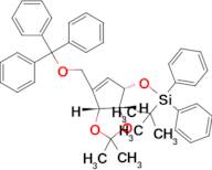 tert-Butyl(((3aR,4S,6aR)-2,2-dimethyl-6-((trityloxy)methyl)-4,6a-dihydro-3aH-cyclopenta[d][1,3]d...