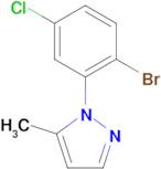 1-(2-Bromo-5-chlorophenyl)-5-methyl-1H-pyrazole