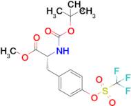 (R)-methyl 2-((tert-butoxycarbonyl)amino)-3-(4-(((trifluoromethyl)sulfonyl)oxy)phenyl)propanoate