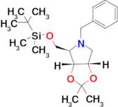 (3aR,4R,6aS)-5-benzyl-4-(((tert-butyldimethylsilyl)oxy)methyl)-2,2-dimethyltetrahydro-3aH-[1,3]d...