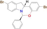 (6S,12aR)-3,10-dibromo-6-phenyl-12,12a-dihydro-6H-benzo[5,6][1,3]oxazino[3,4-a]indole